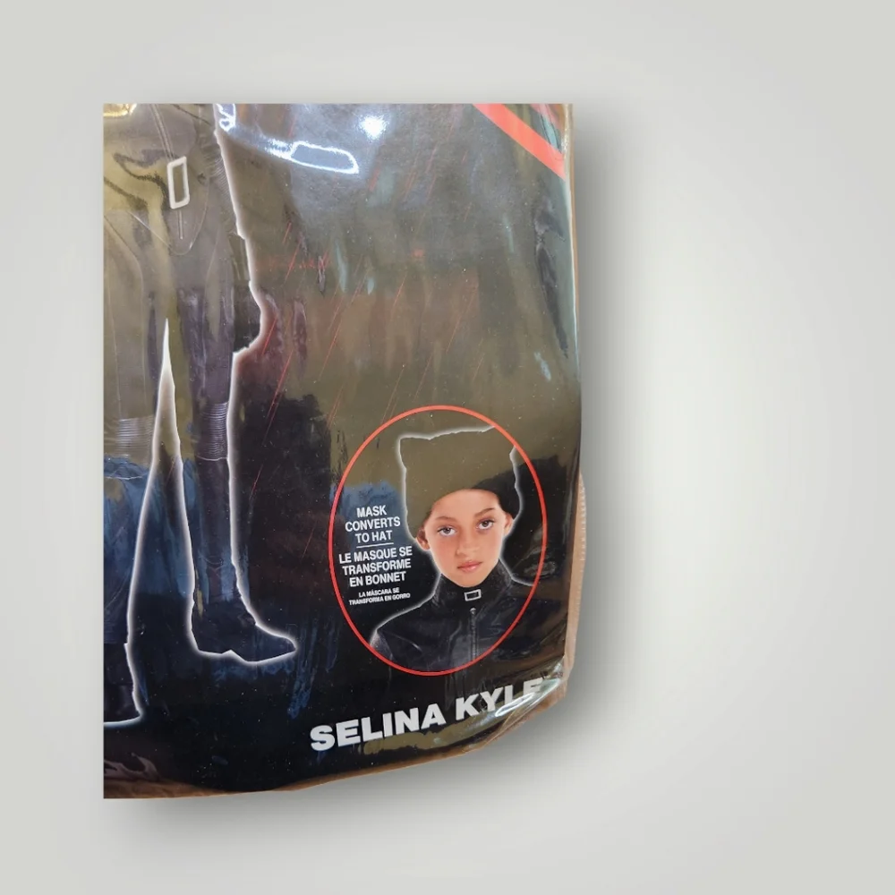 Selina Kyle Catwoman Costume Cosplay The Batman DC Child Large Girls 12 14